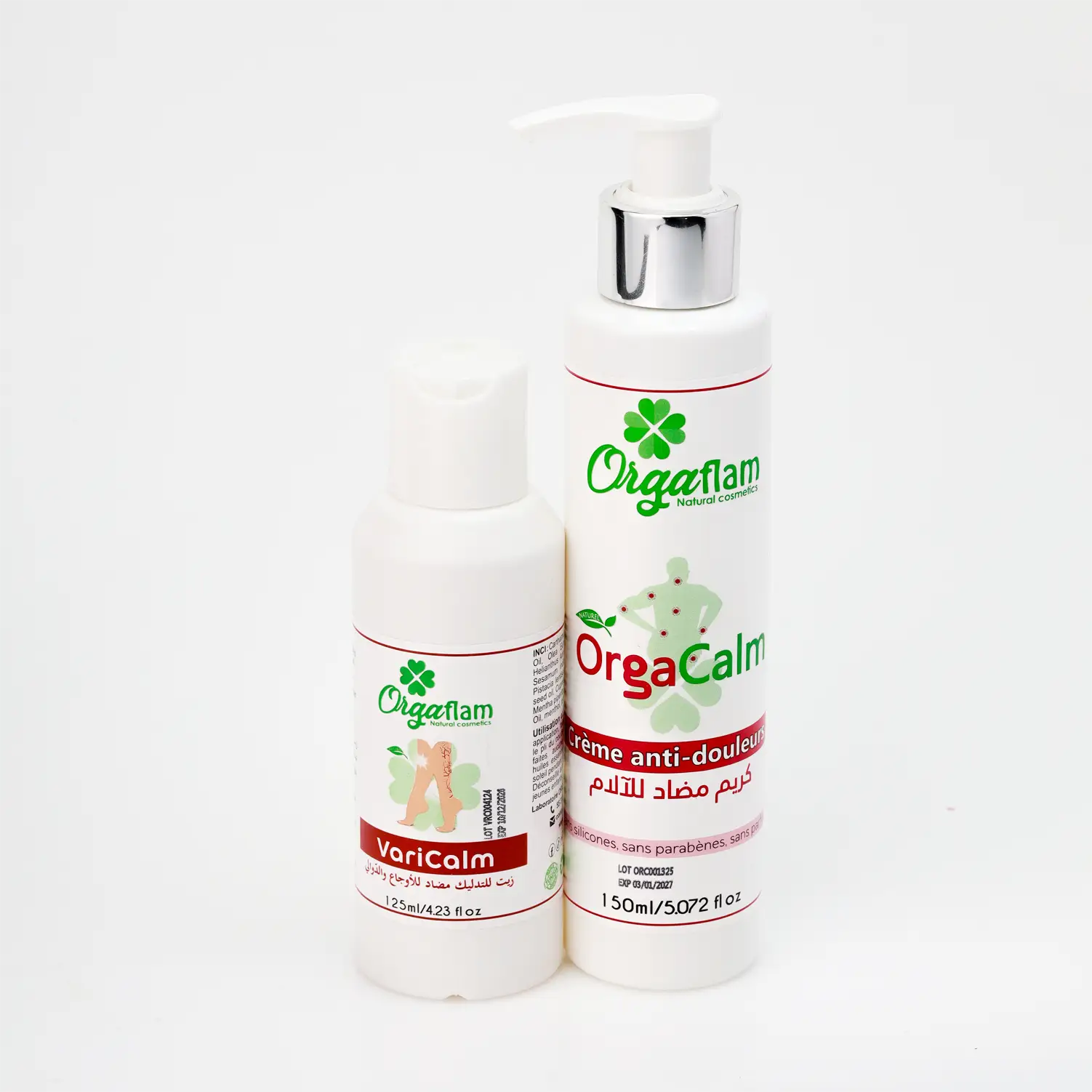 pack calme douleurs: varicalm-orgacalm