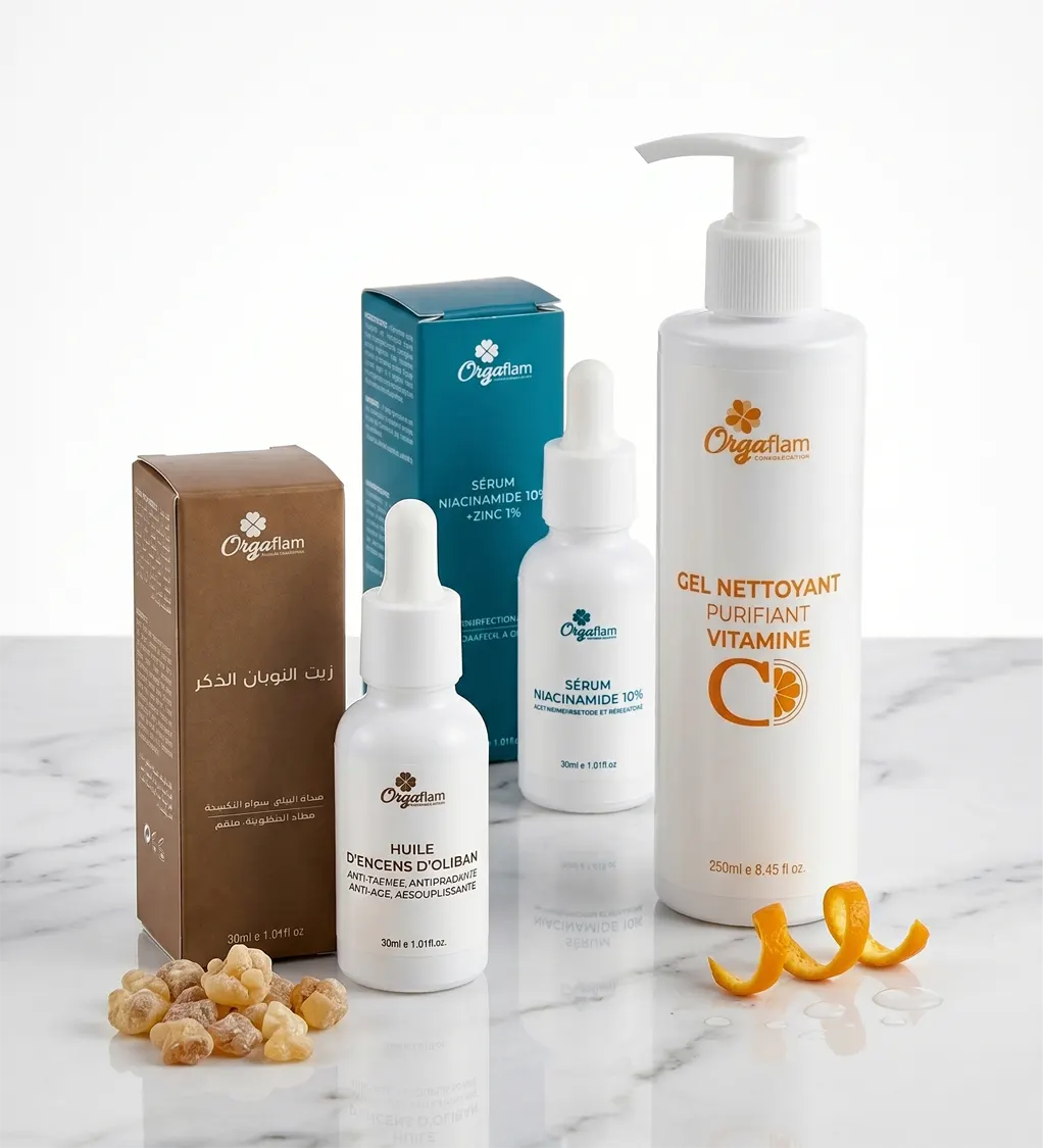 Pack skincare peau mixte à grasse - acnéique by Orgaflam
