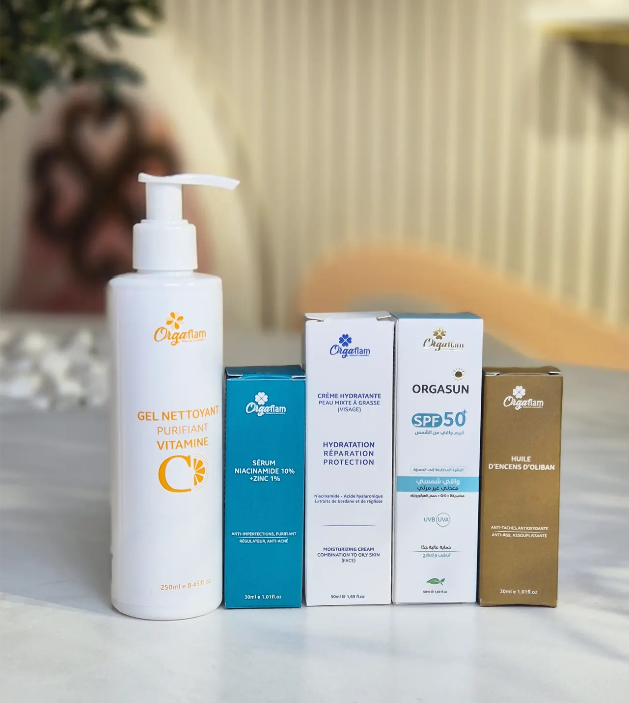 orgaflam: pack skincare complet peau mixte à grasse