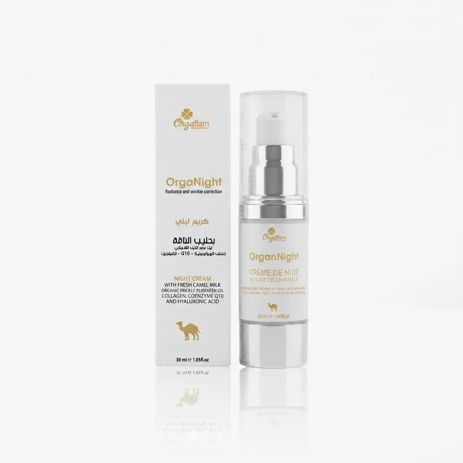 crème de nuit au lait de chamelle organight